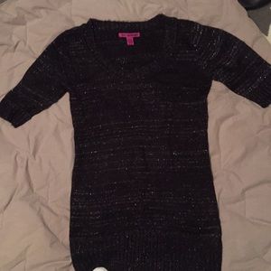 Black long sweater
